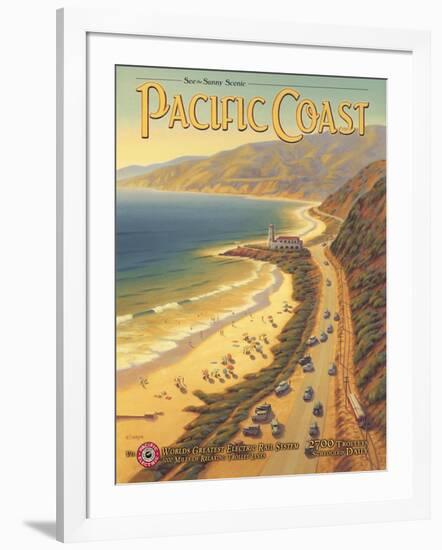 Pacific Coast-Kerne Erickson-Framed Art Print