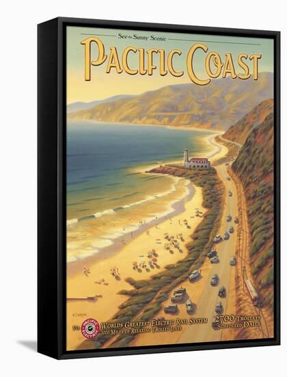 Pacific Coast-Kerne Erickson-Framed Stretched Canvas