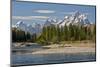 Pacific Creek, Moran Junction, Grand Teton National Park, Wyoming, USA-Michel Hersen-Mounted Photographic Print