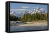 Pacific Creek, Moran Junction, Grand Teton National Park, Wyoming, USA-Michel Hersen-Framed Stretched Canvas