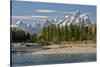 Pacific Creek, Moran Junction, Grand Teton National Park, Wyoming, USA-Michel Hersen-Stretched Canvas