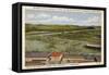Pacific Entrance to Panama Canal Showing U. S. Submarines, C1920S-null-Framed Stretched Canvas