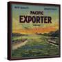 Pacific Exporter Brand - San Francisco, California - Citrus Crate Label-Lantern Press-Stretched Canvas