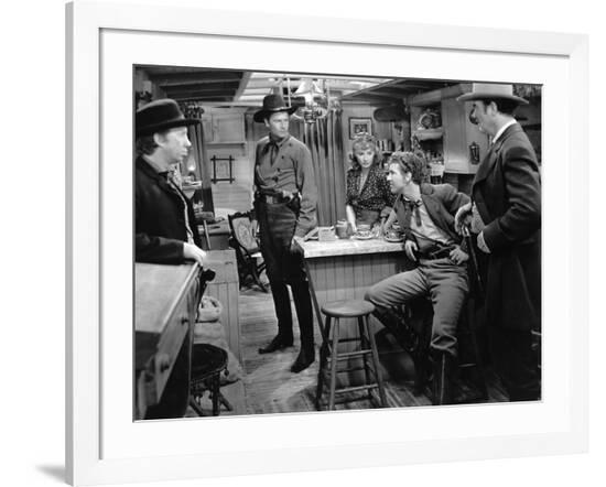 Pacific Express UNION PACIFIC by CecilBDeMille with Joel McMcrea, Barbara Stanwyck and Robert Prest--Framed Photo
