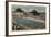 Pacific Grove, CA - Municipal Swimming Pool View-Lantern Press-Framed Art Print