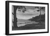 Pacific Grove, CA - Pebble Beach on 17 Mile Drive Photo-Lantern Press-Framed Art Print