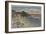 Pacific Grove, CA - The Beach Scene and Waterfront-Lantern Press-Framed Art Print