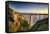 Pacific Highway Bridge-George Oze-Framed Stretched Canvas