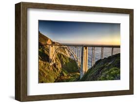 Pacific Highway Bridge-George Oze-Framed Photographic Print