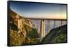 Pacific Highway Bridge-George Oze-Framed Stretched Canvas