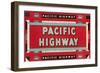 Pacific Highway Sign-Found Image Press-Framed Giclee Print