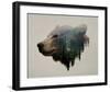 Pacific Northwest Black Bear-Davies Babies-Framed Art Print