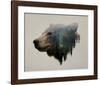 Pacific Northwest Black Bear-Davies Babies-Framed Art Print