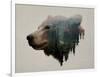 Pacific Northwest Black Bear-Davies Babies-Framed Art Print