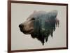 Pacific Northwest Black Bear-Davies Babies-Framed Art Print