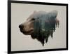 Pacific Northwest Black Bear-Davies Babies-Framed Art Print