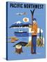 Pacific Northwest, c.1956-null-Stretched Canvas