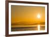 Pacific Northwest Sunset, Haro Strait, Saturna Island, British Columbia, Canada, North America-Michael Nolan-Framed Photographic Print