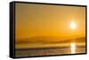 Pacific Northwest Sunset, Haro Strait, Saturna Island, British Columbia, Canada, North America-Michael Nolan-Framed Stretched Canvas