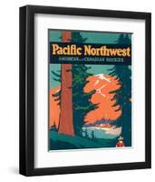 Pacific Northwest-null-Framed Art Print