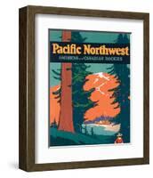 Pacific Northwest-null-Framed Art Print