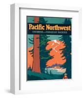 Pacific Northwest-null-Framed Art Print