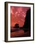 Pacific Ocean and Sunset, Olympic National Park, Washington, USA-null-Framed Photographic Print