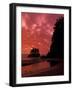 Pacific Ocean and Sunset, Olympic National Park, Washington, USA-null-Framed Photographic Print