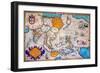 Pacific Ocean/Asia, 1595-Abraham Ortelius-Framed Giclee Print