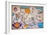 Pacific Ocean/Asia, 1595-Abraham Ortelius-Framed Giclee Print