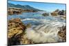 Pacific Ocean Currents Rush into Bay with Bubbles-ffennema-Mounted Photographic Print