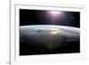 Pacific Ocean From Space, ISS Image-null-Framed Photographic Print