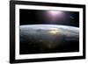 Pacific Ocean From Space, ISS Image-null-Framed Photographic Print