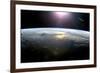 Pacific Ocean From Space, ISS Image-null-Framed Photographic Print