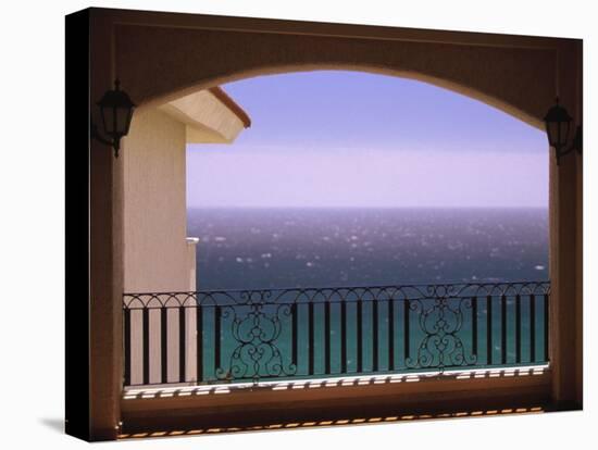 Pacific Ocean View, Cabo San Lucas, Baja, Mexico-Walter Bibikow-Stretched Canvas