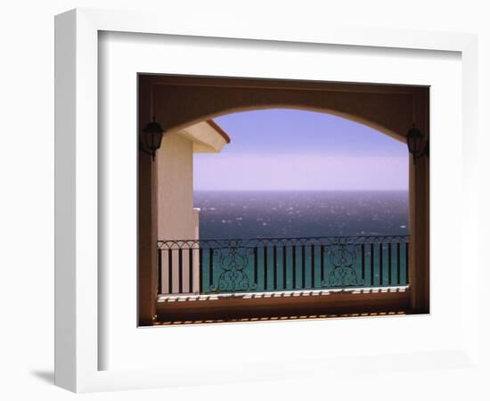 Pacific Ocean View, Cabo San Lucas, Baja, Mexico-Walter Bibikow-Framed Photographic Print