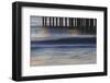 Pacific Ocean wave patterns after sunset, Pacific Beach, San Diego, California, USA-Stuart Westmorland-Framed Premium Photographic Print