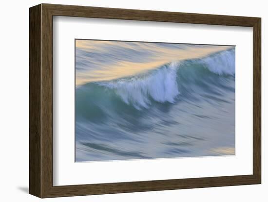 Pacific Ocean wave patterns after sunset, Pacific Beach, San Diego, California, USA-Stuart Westmorland-Framed Photographic Print