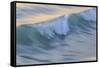 Pacific Ocean wave patterns after sunset, Pacific Beach, San Diego, California, USA-Stuart Westmorland-Framed Stretched Canvas