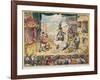 Pacific-Overtures, or a Flight from St. Clouds 'Over the Water to Charley' - a New Dramatic Peace…-James Gillray-Framed Giclee Print