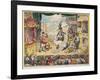 Pacific-Overtures, or a Flight from St. Clouds 'Over the Water to Charley' - a New Dramatic Peace…-James Gillray-Framed Giclee Print