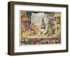 Pacific-Overtures, or a Flight from St. Clouds 'Over the Water to Charley' - a New Dramatic Peace…-James Gillray-Framed Giclee Print