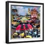 Pacific Paradise Motel 1-John Roy-Framed Giclee Print