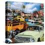 Pacific Paradise Motel 2-John Roy-Stretched Canvas