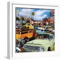 Pacific Paradise Motel 2-John Roy-Framed Giclee Print