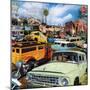 Pacific Paradise Motel 2-John Roy-Mounted Giclee Print