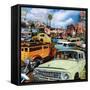 Pacific Paradise Motel 2-John Roy-Framed Stretched Canvas