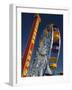 Pacific Park Ferris Wheel, Santa Monica Pier, Los Angeles, California, USA-Walter Bibikow-Framed Photographic Print