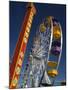 Pacific Park Ferris Wheel, Santa Monica Pier, Los Angeles, California, USA-Walter Bibikow-Mounted Photographic Print