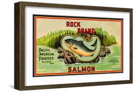 Pacific Salmon-null-Framed Giclee Print